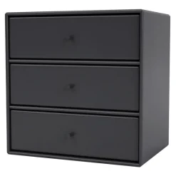 Montana Furniture Montana Mini module with 3 drawers, 04 Anthracite