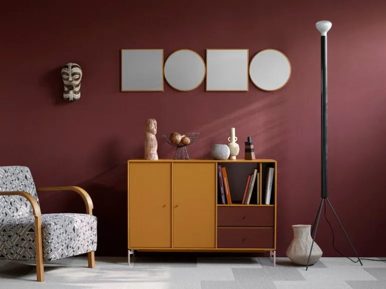 Montana Furniture Montana Mini mirror, square, 151 Rhubarb