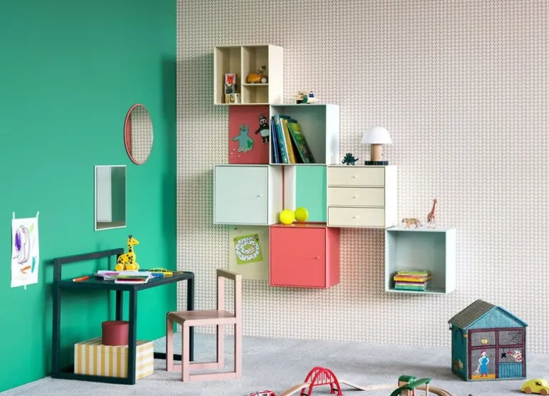 Montana Furniture Montana Mini mirror, square, 151 Rhubarb