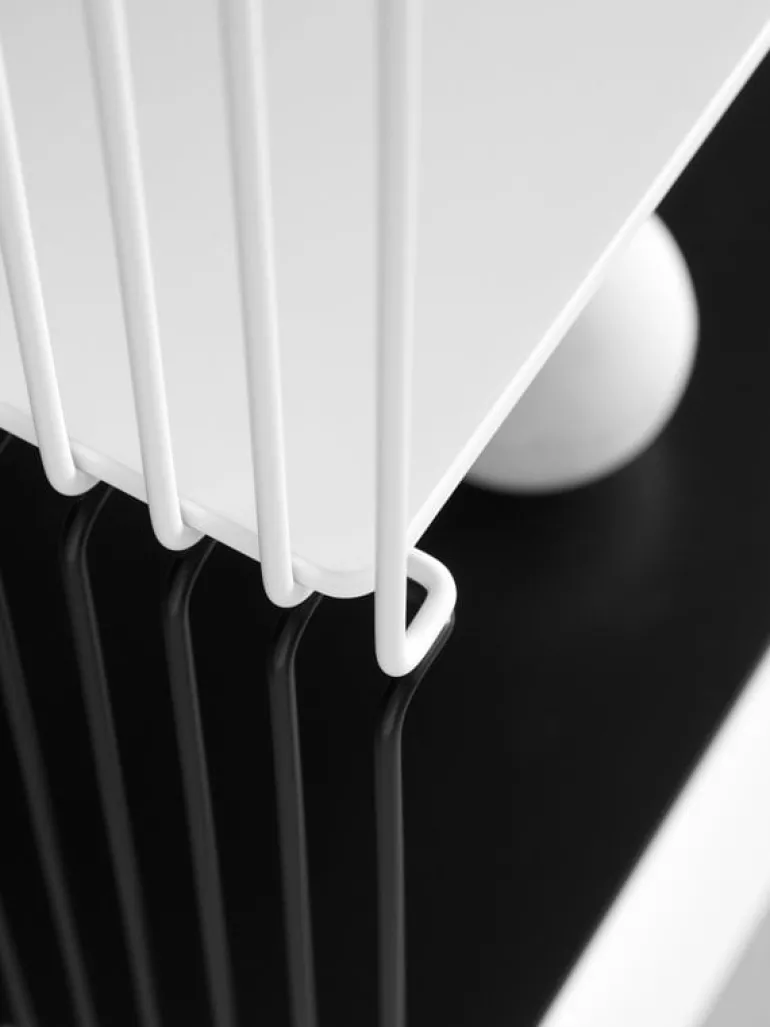 Montana Furniture Panton Wire Single inlay shelf, depth 34,8 cm, 101 New White