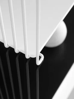 Montana Furniture Panton Wire Single inlay shelf, depth 34,8 cm, 05 Black