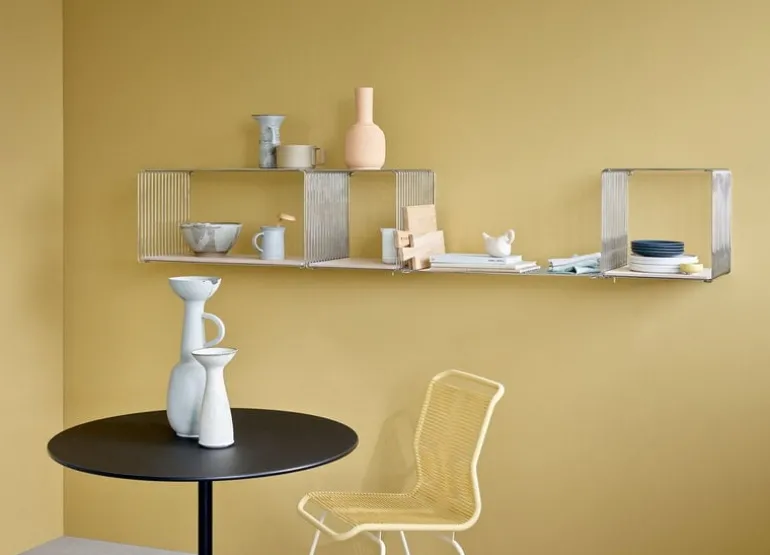 Montana Furniture Panton Wire Single inlay shelf, depth 34,8 cm, 02 Fjord