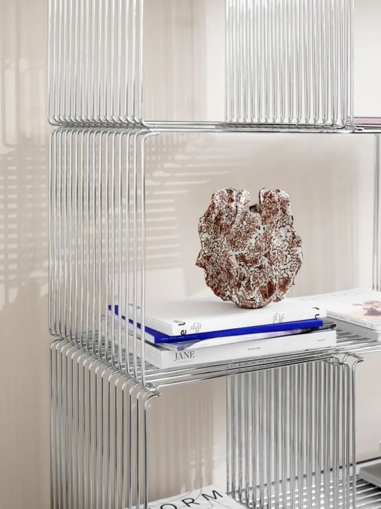 Montana Furniture Panton Wire Single module, depth 34,8 cm, 43 Chrome