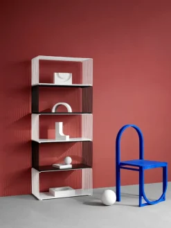 Montana Furniture Panton Wire Double inlay shelf, depth 34,8 cm, 05 Black