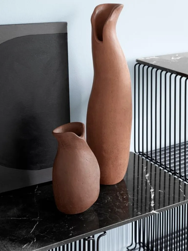 Montana Furniture Panton Wire Single top panel, depth 34,8 cm, 995 Black Marble