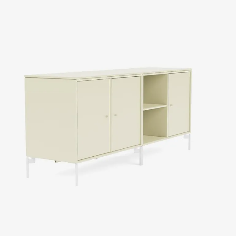 Montana Furniture Save low sideboard, Snow legs - 150 Vanilla