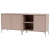 Montana Furniture Save low sideboard, matt chrome legs - 137 Mushroom