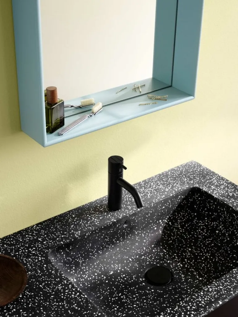 Montana Furniture Shelfie mirror, 46,8 x 69,6 cm, 151 Rhubarb