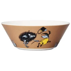 Moomin Arabia Moomin bowl, Stinky in action