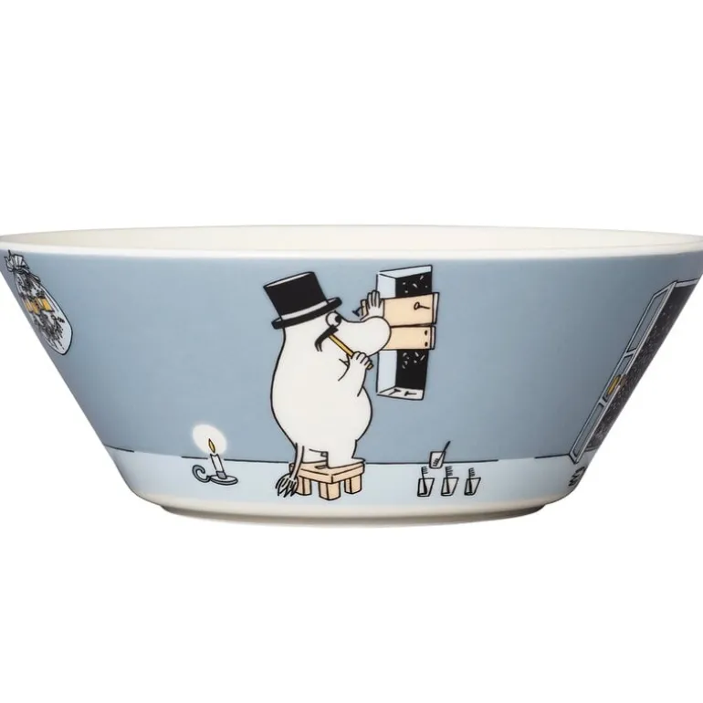Moomin Arabia Moomin bowl, Moominpappa, grey