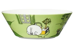 Moomin Arabia Moomin bowl, Moomintroll, grass green
