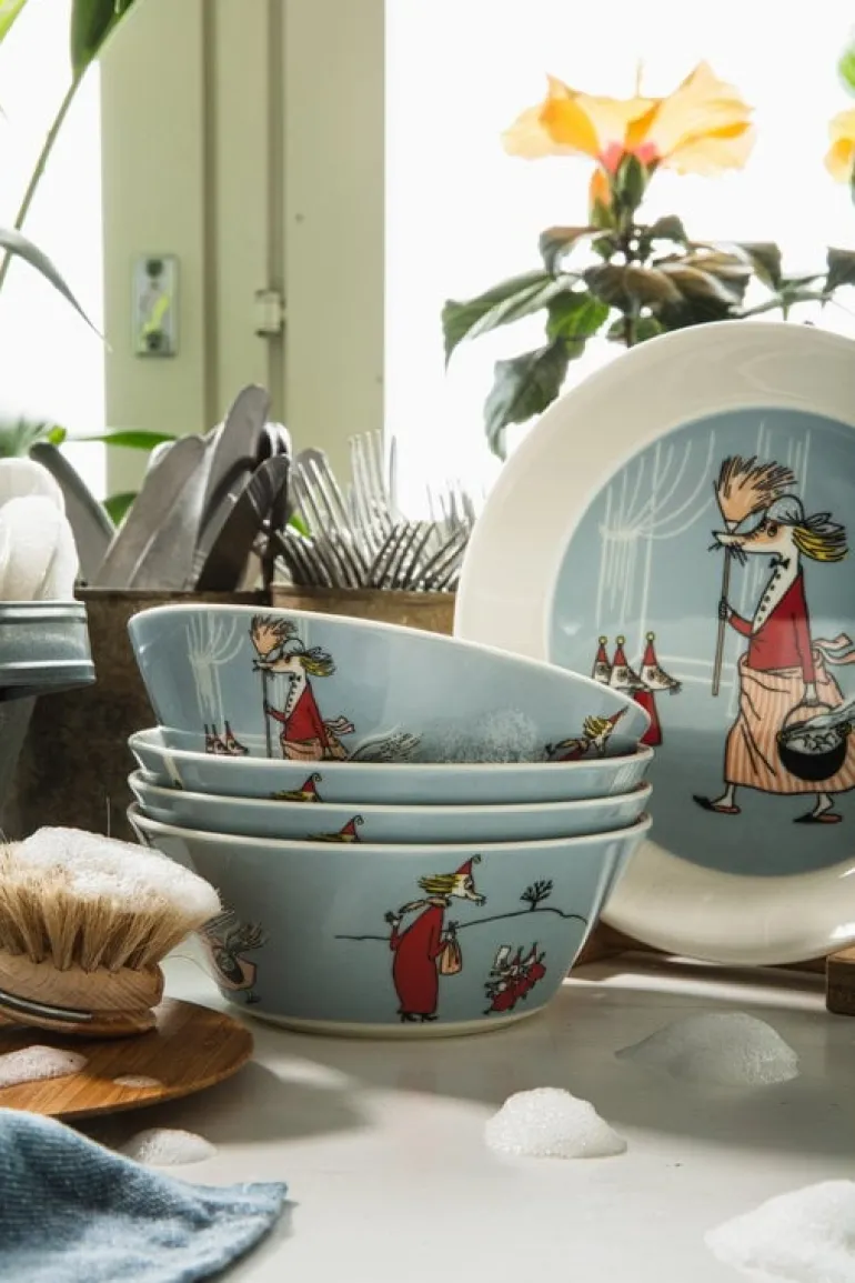 Moomin Arabia Moomin bowl, Fillyjonk, grey