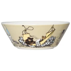 Moomin Arabia Moomin bowl, Muskrat, beige