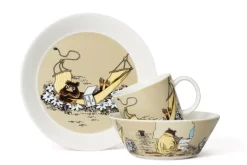 Moomin Arabia Moomin bowl, Muskrat, beige