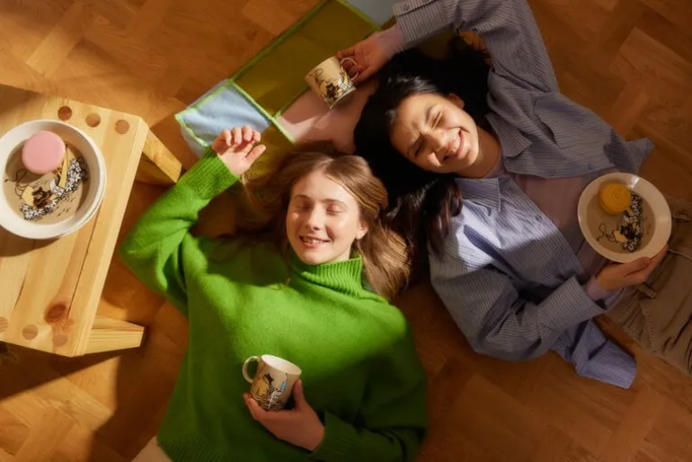 Moomin Arabia Moomin bowl, Muskrat, beige