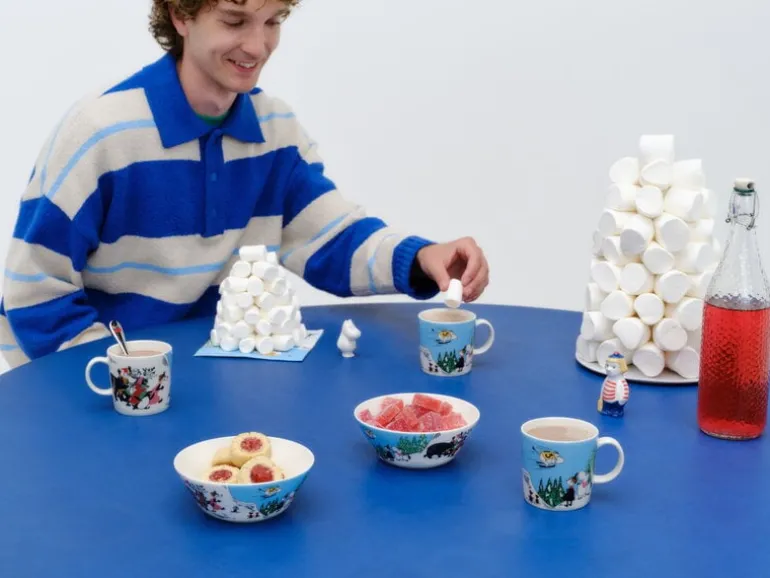 Moomin Arabia Moomin bowl, Ski Jumping