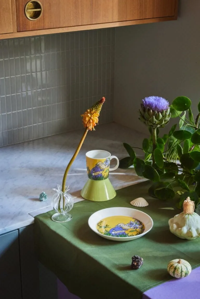 Moomin Arabia Moomin bowl, Hemulen, yellow