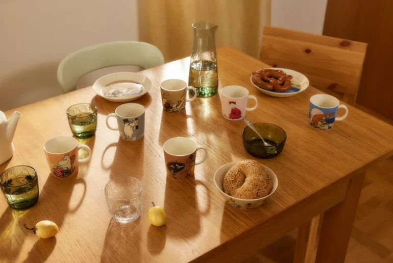 Moomin Arabia Moomin bowl, 35 cl, pine green