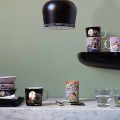 Moomin Arabia Moomin bowl, Ancestor, black