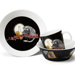 Moomin Arabia Moomin bowl, Ancestor, black