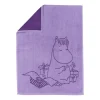 Moomin Arabia Moomin hand towel, 50 x 70 cm, Snorkmaiden, purple