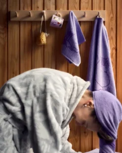 Moomin Arabia Moomin hand towel, 50 x 70 cm, Snorkmaiden, purple