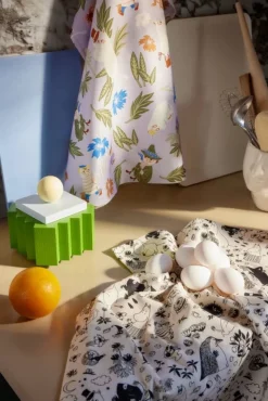 Moomin Arabia Moomin kitchen towel, 50 x 70 cm, purple