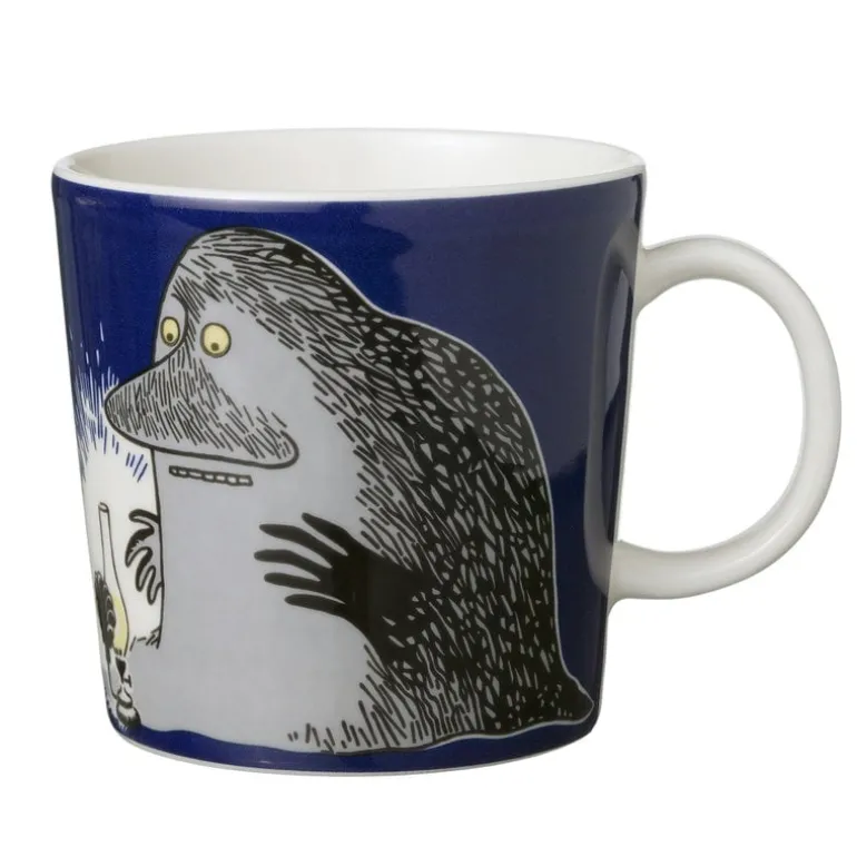 Moomin Arabia Moomin mug, Groke, dark blue