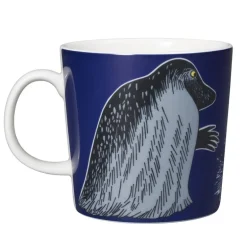 Moomin Arabia Moomin mug, Groke, dark blue