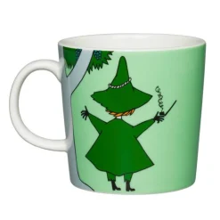Moomin Arabia Moomin mug, Snufkin, green