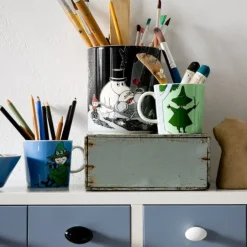 Moomin Arabia Moomin mug, Snufkin, green