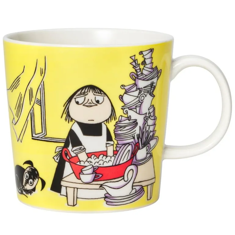 Moomin Arabia Moomin mug, Misabel, yellow