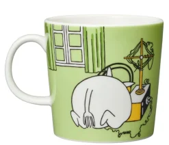 Moomin Arabia Moomin mug, Moomintroll, grass green