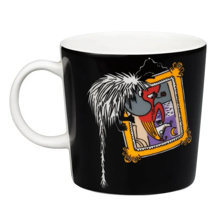 Moomin Arabia Moomin mug, Ancestor, black