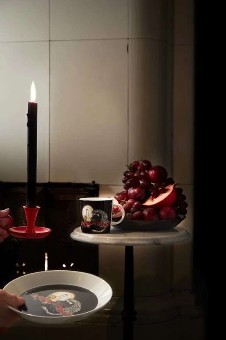 Moomin Arabia Moomin mug, Ancestor, black