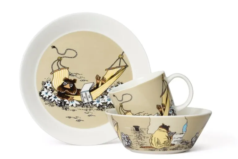Moomin Arabia Moomin mug, Muskrat, beige