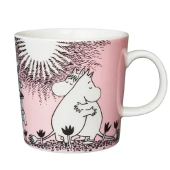 Moomin Arabia Moomin mug, Love, pink