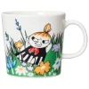 Moomin Arabia Moomin mug, Little My and meadow