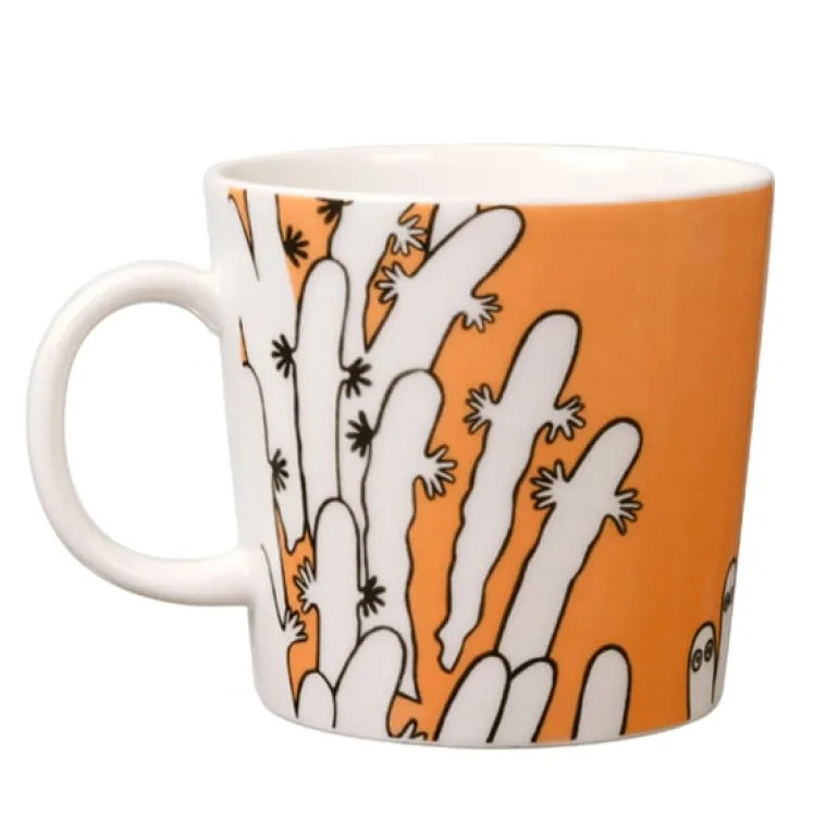 Moomin Arabia Moomin mug, Hattifatteners, orange