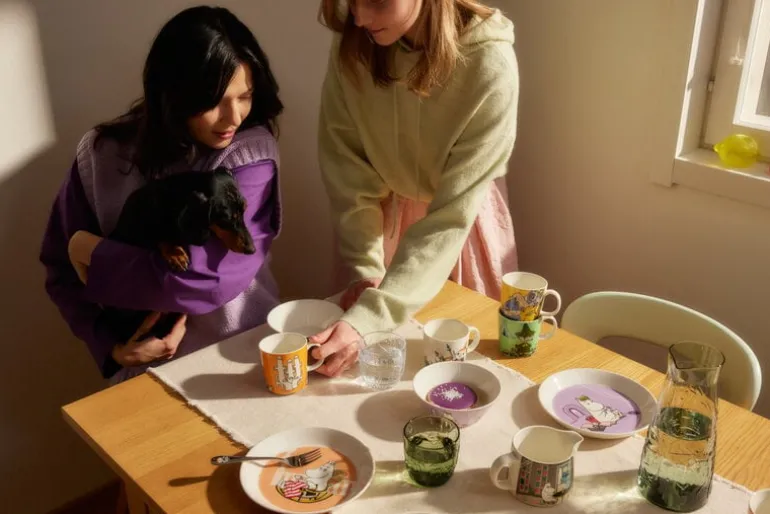 Moomin Arabia Moomin mug, Hattifatteners, orange