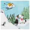 Moomin Arabia Moomin paper napkin, 33 cm, Ski Jumping