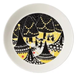 Moomin Arabia Moomin plate set, Yellow & Hurray!