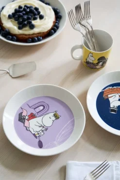 Moomin Arabia Moomin plate 19 cm, Snorkmaiden, lilac
