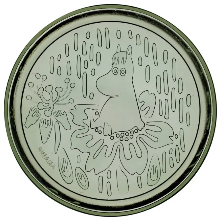 Moomin Arabia Moomin plate, 15,5 cm, pine green