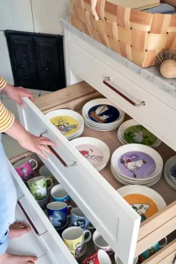 Moomin Arabia Moomin plate 19 cm, Misabel, yellow