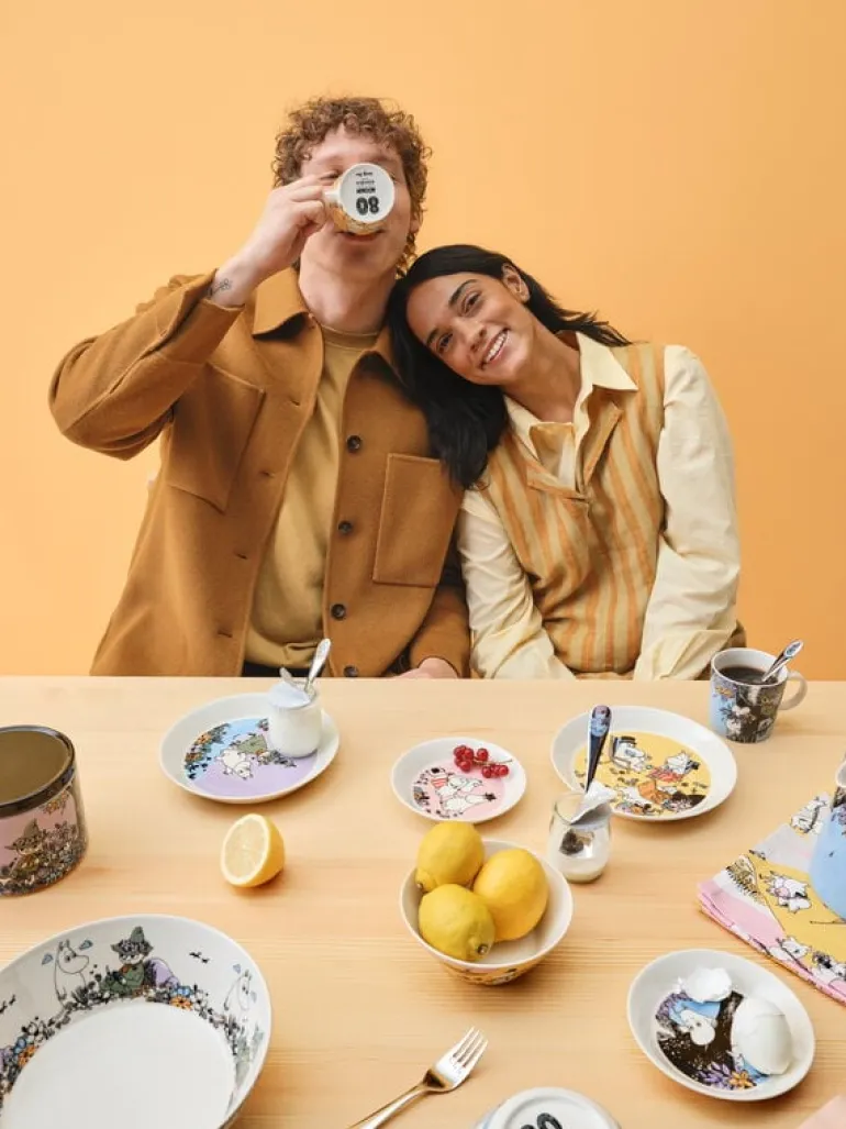 Moomin Arabia Moomin plate, Friends forever