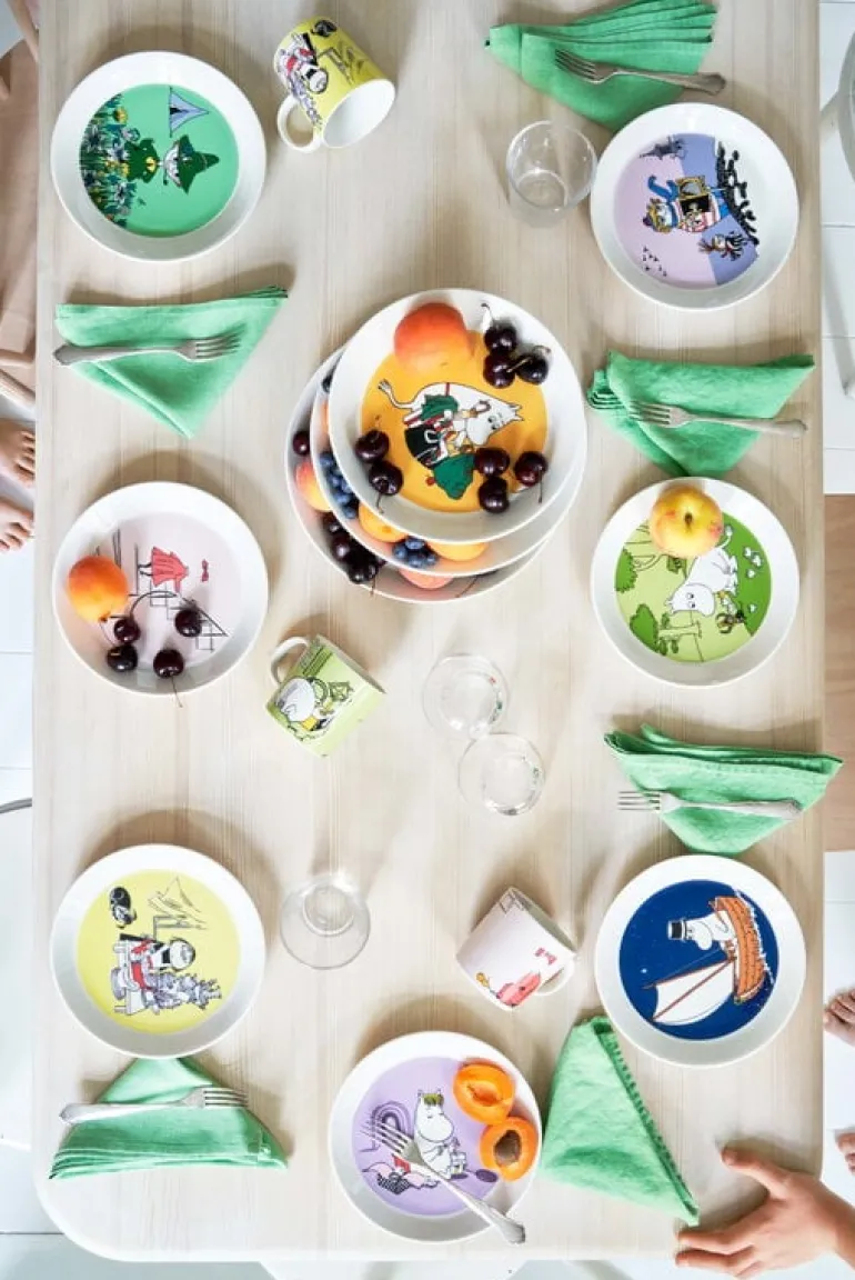 Moomin Arabia Moomin plate, Ninny, powder