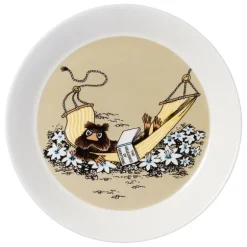 Moomin Arabia Moomin plate, Muskrat, beige
