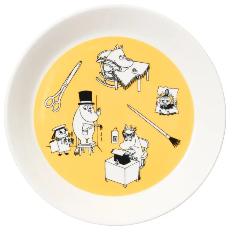 Moomin Arabia Moomin plate set, Office & Winternight