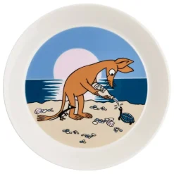 Moomin Arabia Moomin plate, Sniff, blue